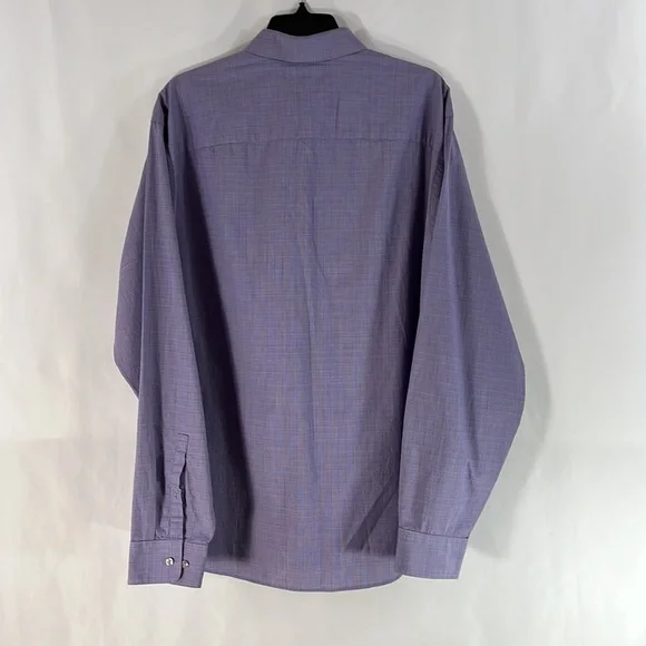 💥💥Calvin Klein XL Purple Gingham Dress Shirt - Picture 2 of 10